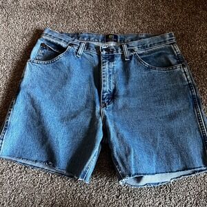 Wrangler 47MWZ Regular Fit Denim Jean Shorts Cut Off Size‎ 34 0167